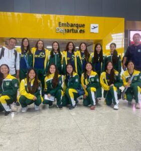 Embarque da Seleção Brasileira Sub-18 Feminina de Softbol para o Pan Americano na Colômbia