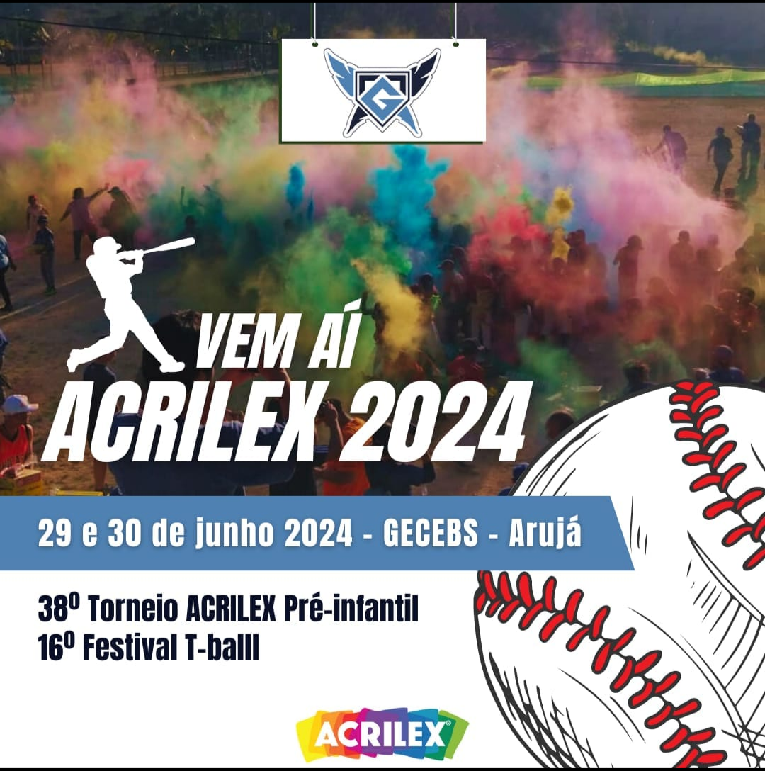 Prepare-se para o Torneio Acrilex de Beisebol Infantil!